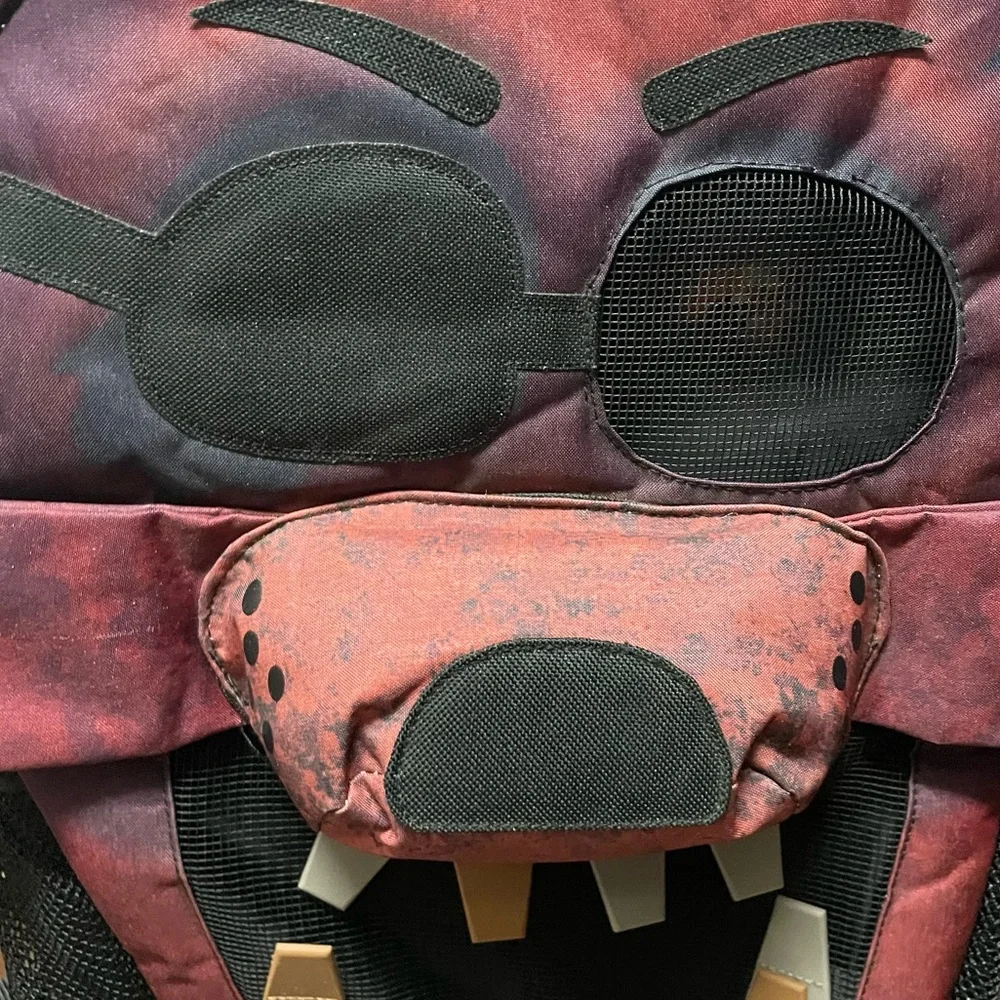 Five Nights At Freddy's Backpack LARGE FOXY FOX Pirate Face School Book Bag NEW - Picture 5 of 13